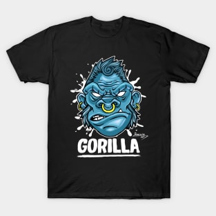 Angry Gorilla Face T-Shirt